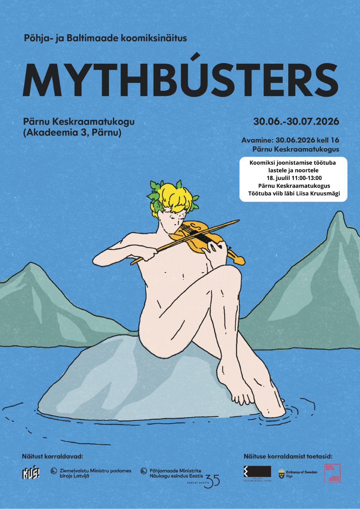 Põhja- ja Baltimaade koomiksinäitus „Mythbusters“