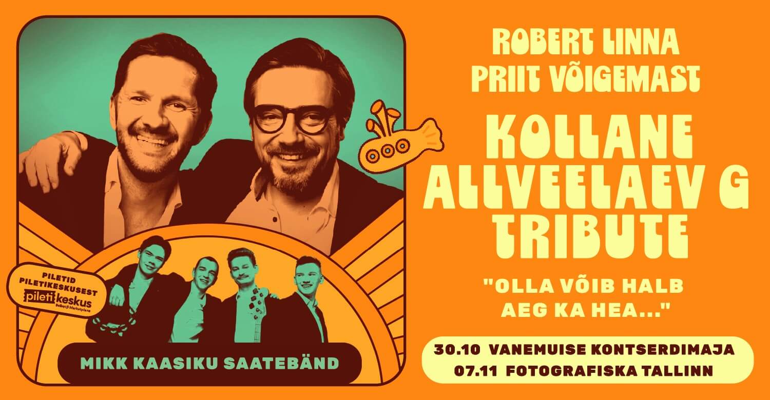 Kollane Allveelaev G Tribute "OLLA VÕIB HALB AEG KA HEA"