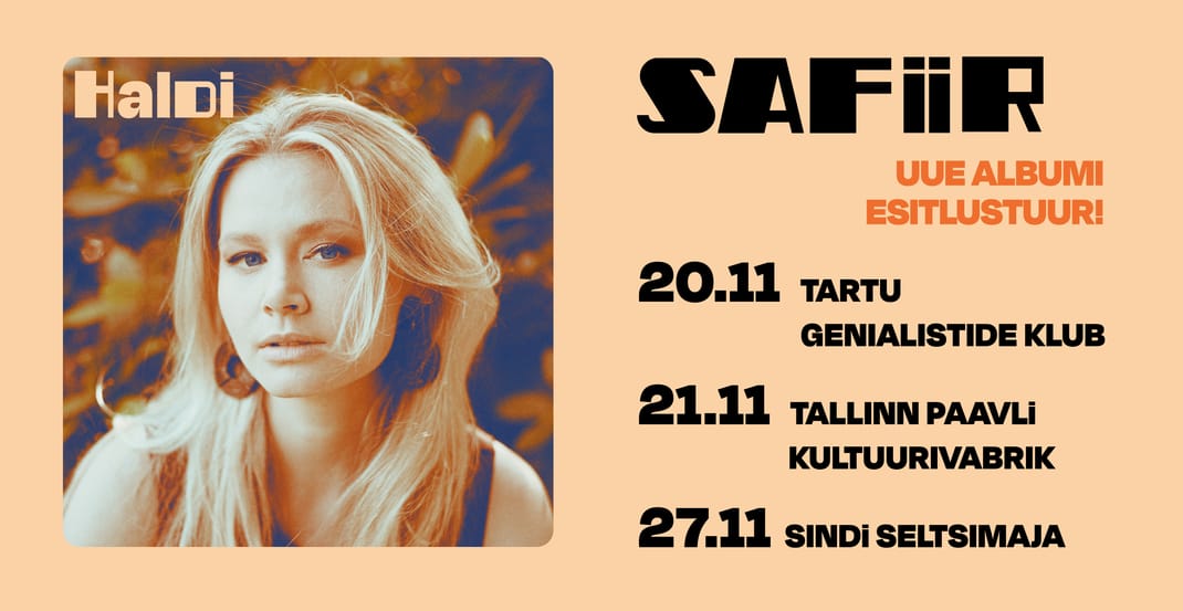 Haldi – “Safiir” albumiesitlus