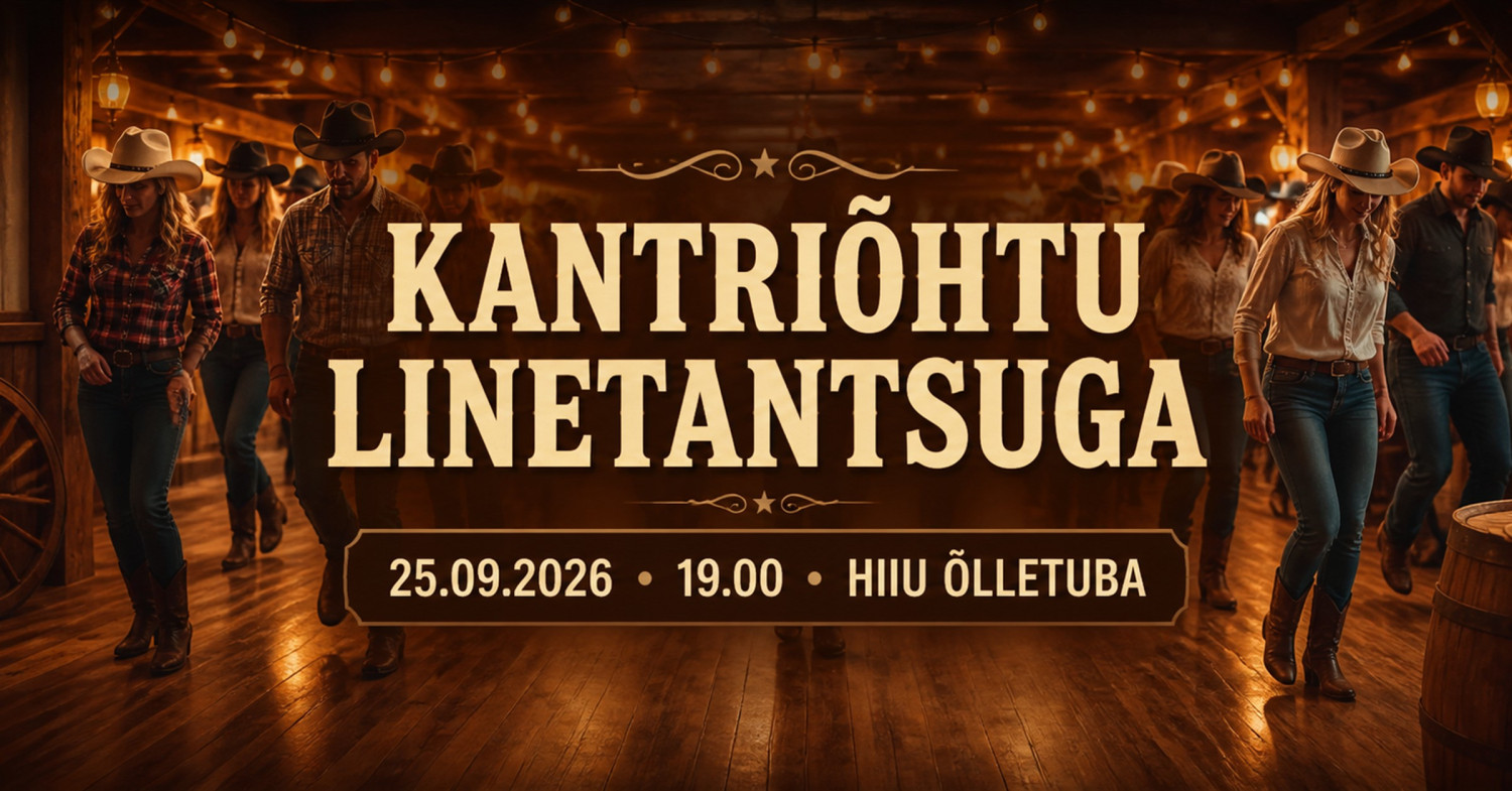 Kantriõhtu linetantsuga Hiiu Õllekas