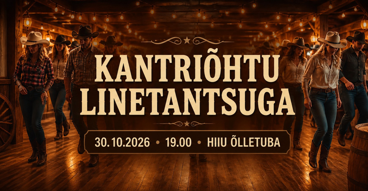 Kantriõhtu linetantsuga Hiiu Õllekas
