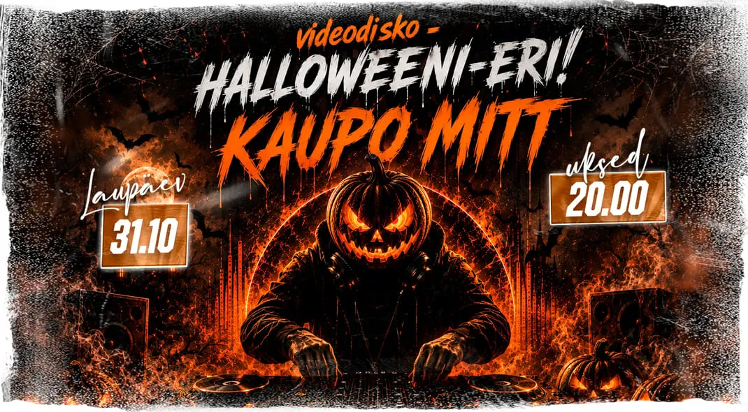 VJ Kaupo Mitt  Halloweeni ERI! | Tartu Aleksander