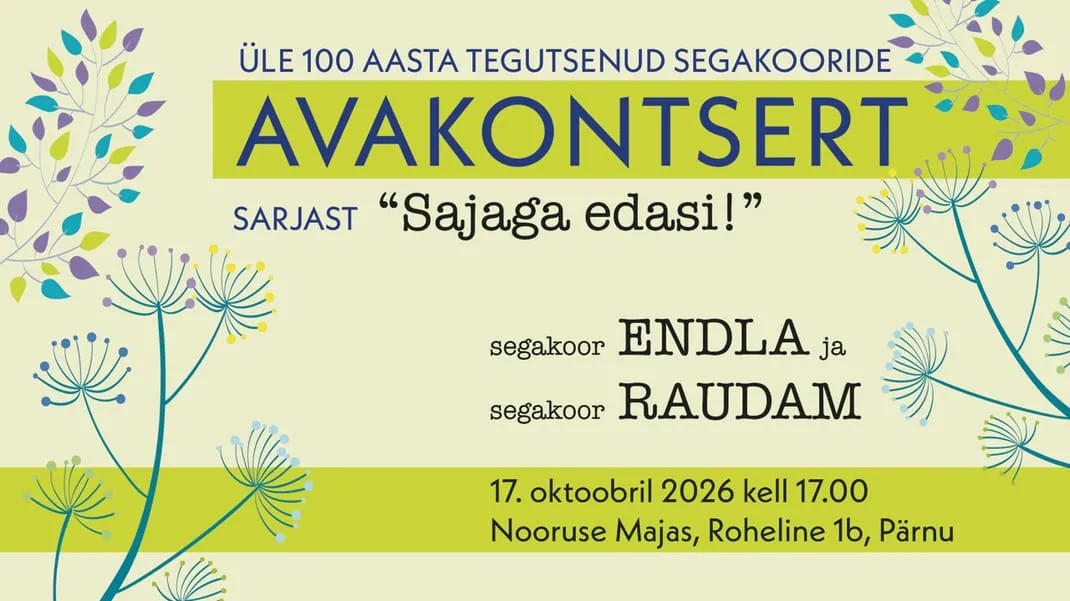 Avakontsert sarjast "Sajaga edasi!"