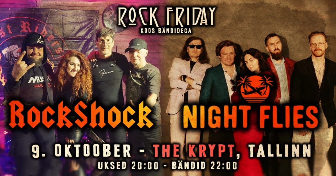 ROCKSHOCK + NIGHT FLIES @ The Krypt