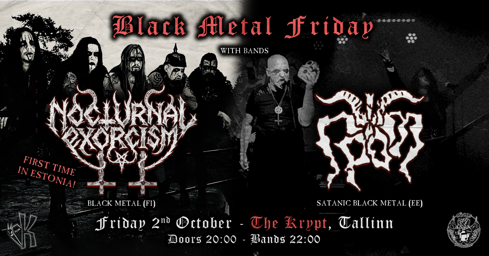 Black metal Friday: NOCTURNAL EXORCISM (FI) + GROM