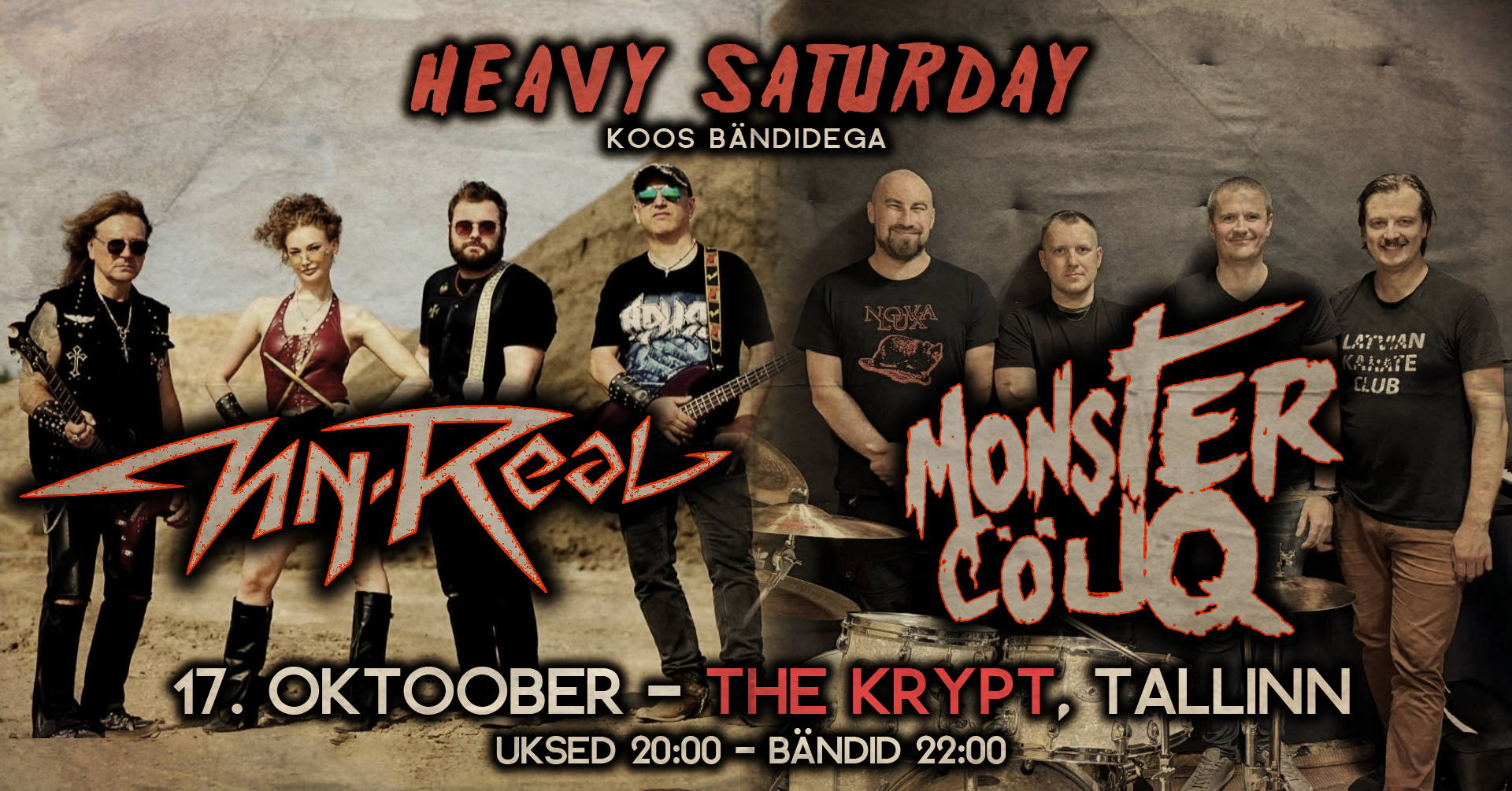 Heavy Saturday: UNREAL + MONSTERCÖUQ