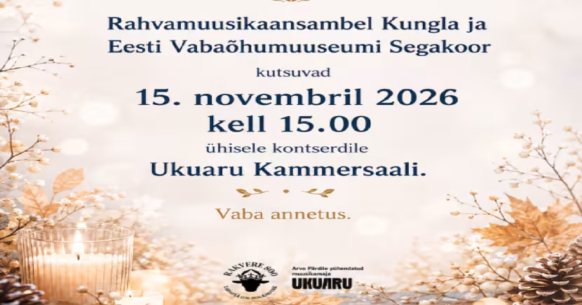 Rahvamuusikaansambel Kungla kontsert "Helina helluses"
