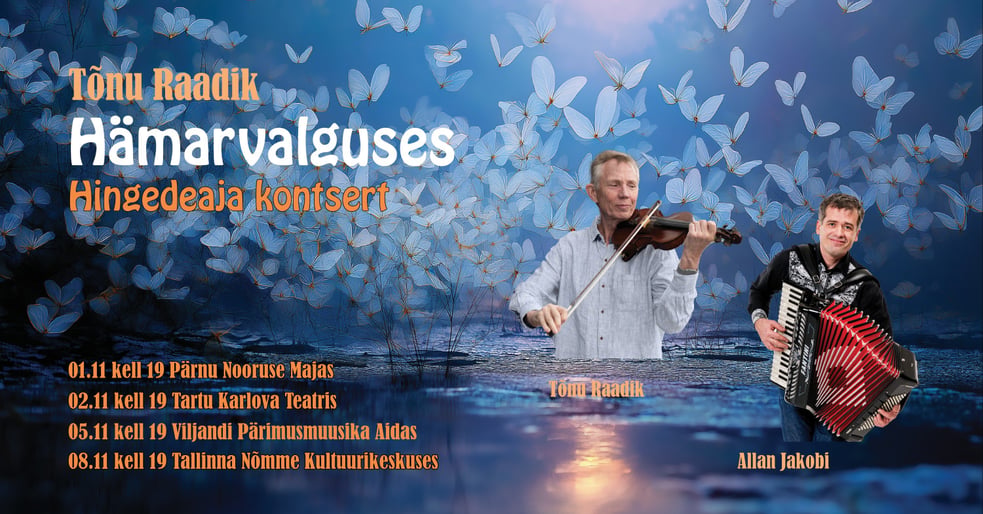 Tõnu Raadiku hingedeaja kontsert “Hämarvalguses”