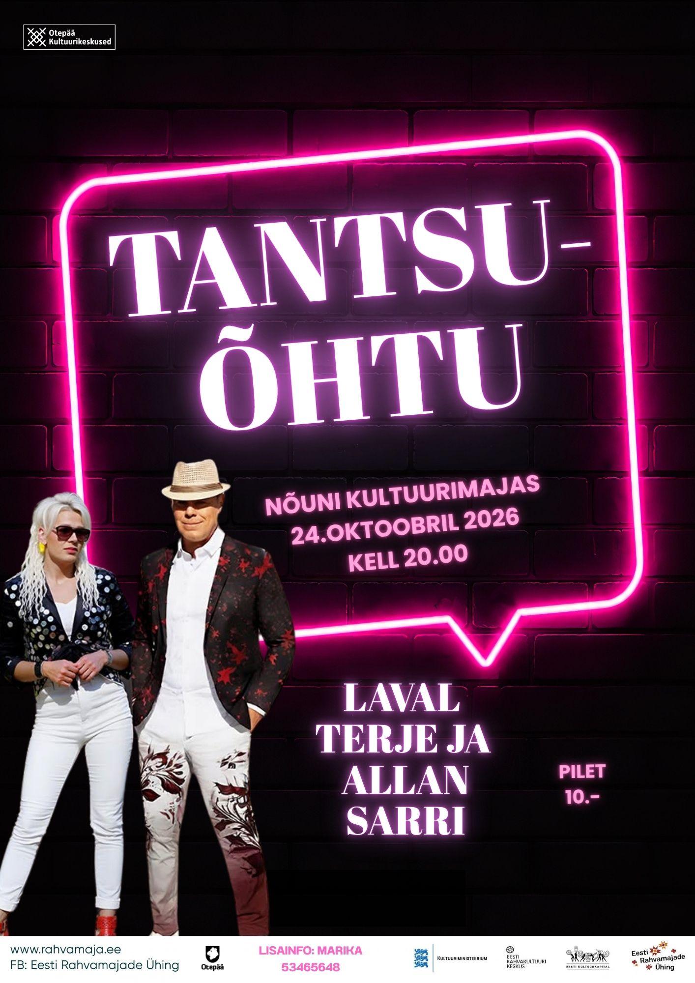TANTSUÕHTU laval Terje ja Allan Sarri