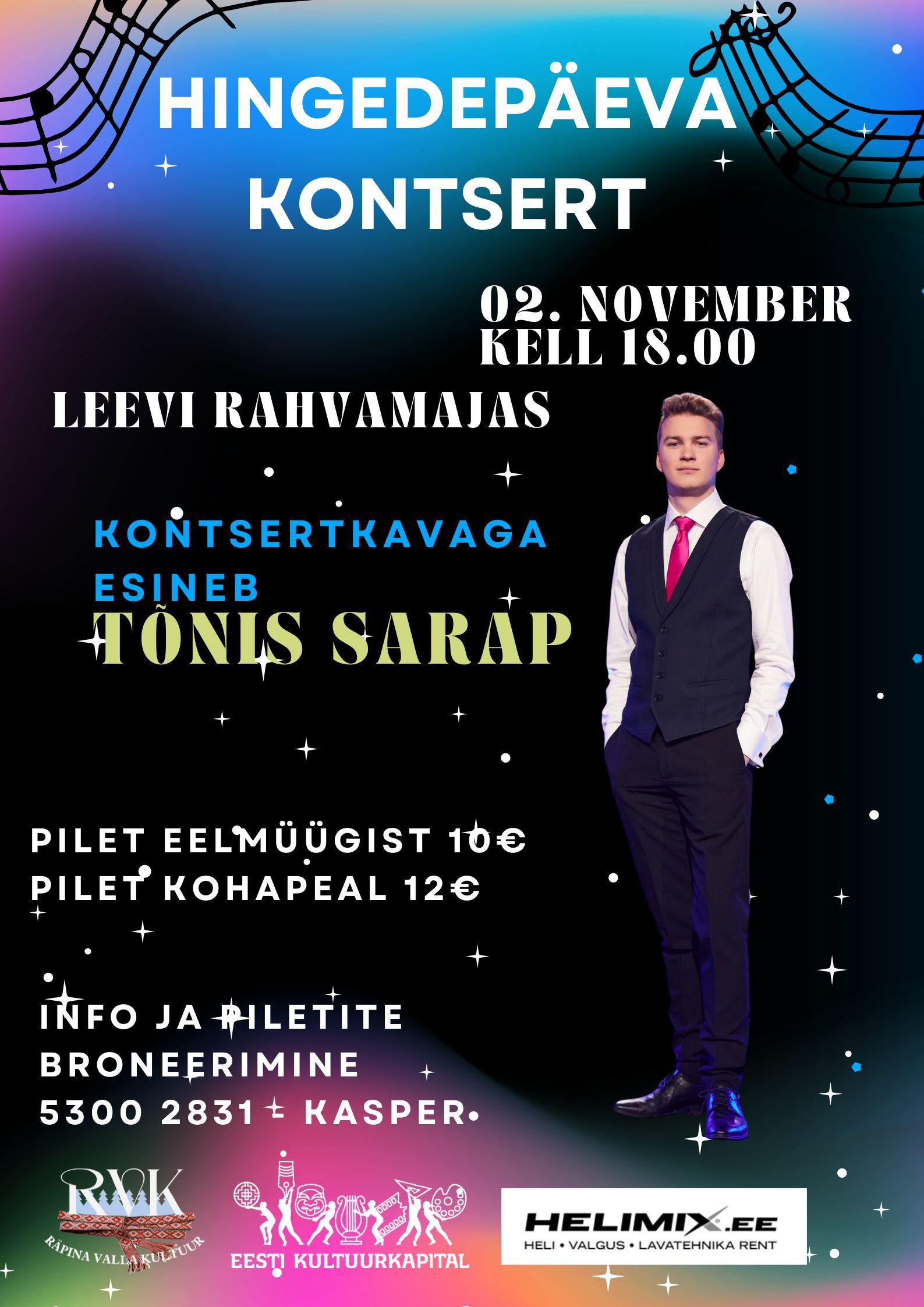 Hingedepäeva kontsert Leevi rahvamajas