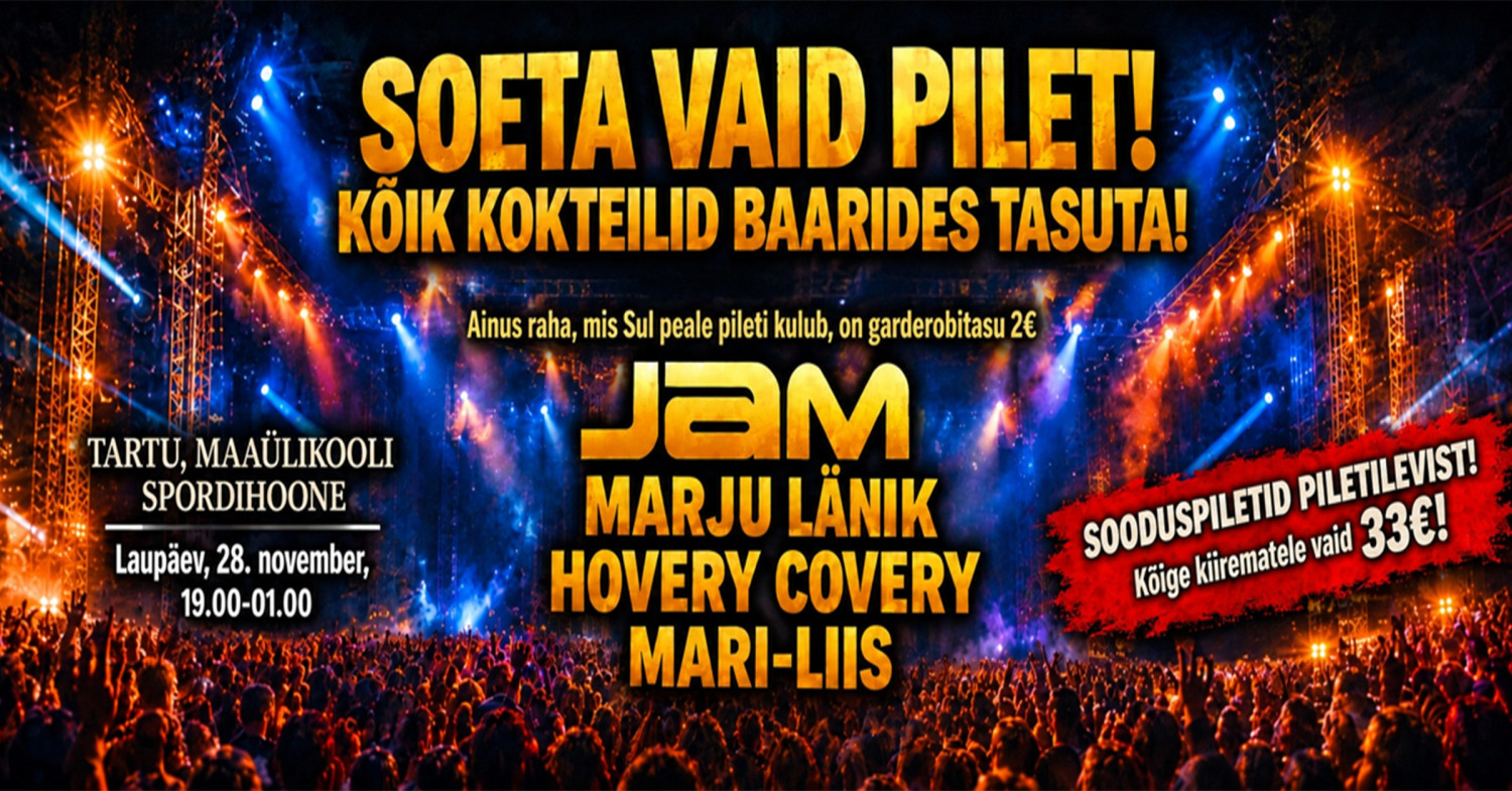 TARTU PIDUTSEB!