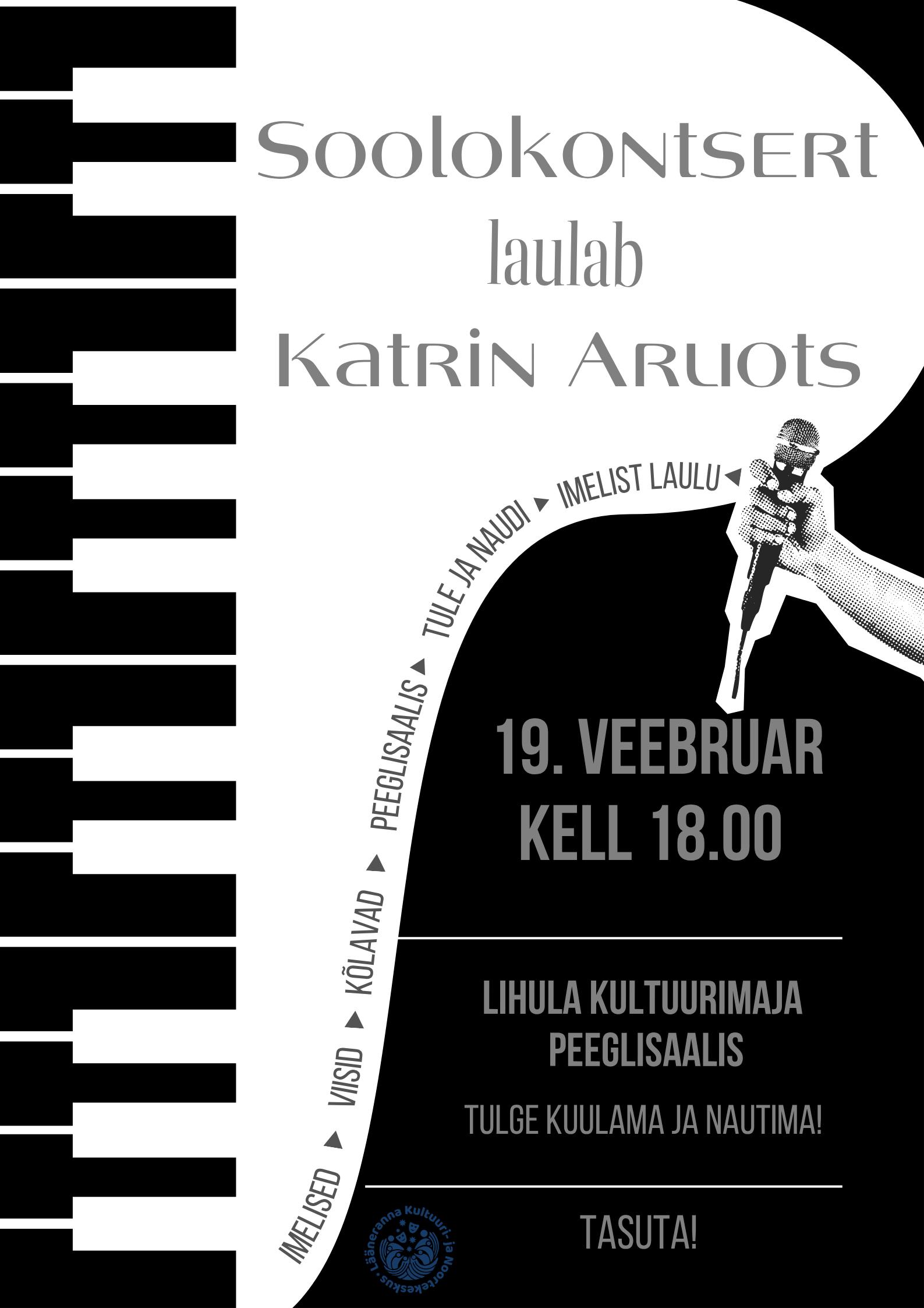 Soolokontsert- Karin Aruots