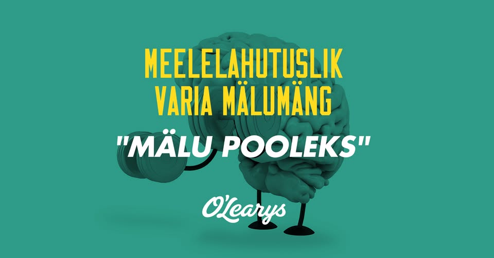 Meelelahutuslik varia mälumäng "Mälu pooleks"
