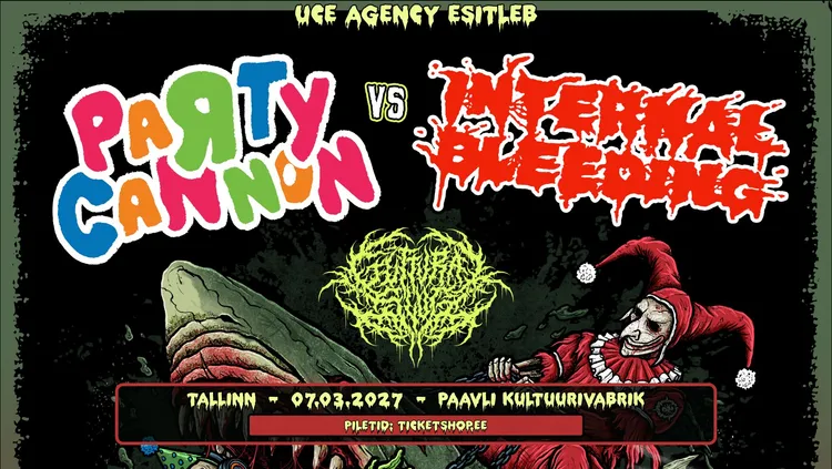 Party Cannon [SCT] + Internal Bleeding [US] + Guttural Slug [DK]