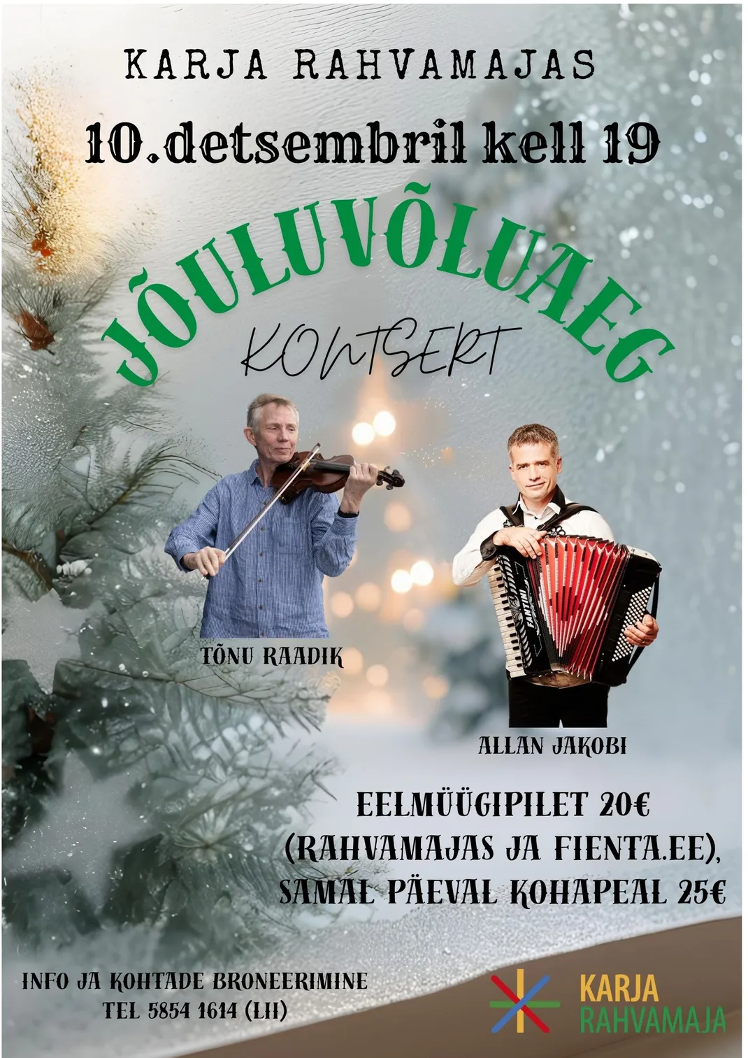 Kontsert "JÕULUVÕLUAEG"