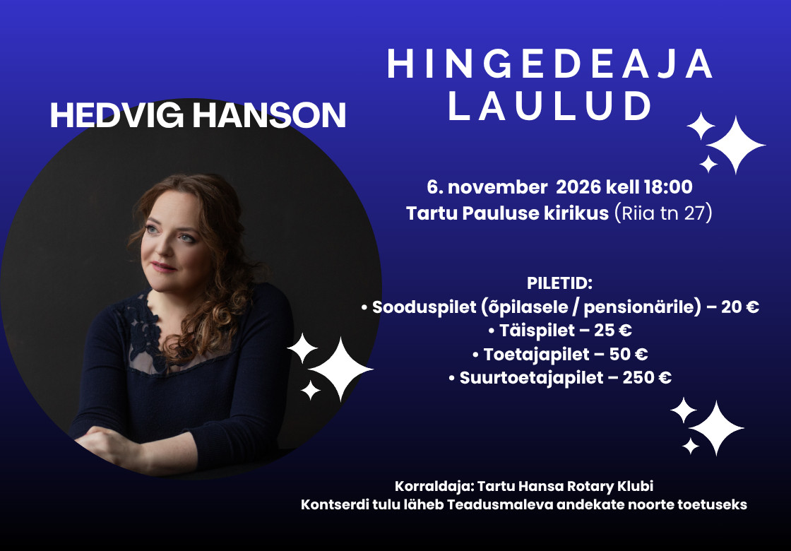 Hedvig Hanson ''Hingedeaja laulud''