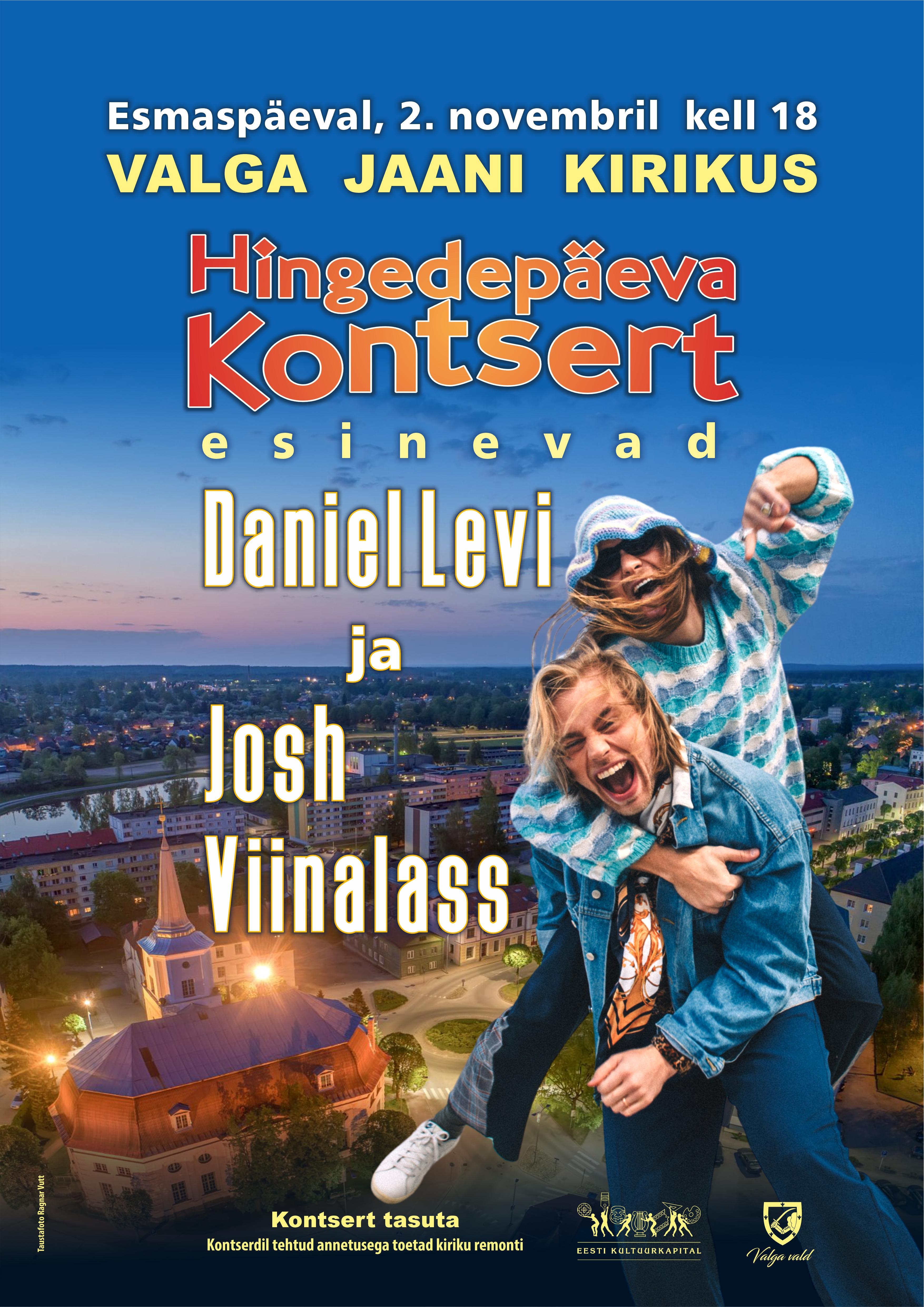 Hingedepäeva kontsert Daniel Levi ja Josh Viinalass duo