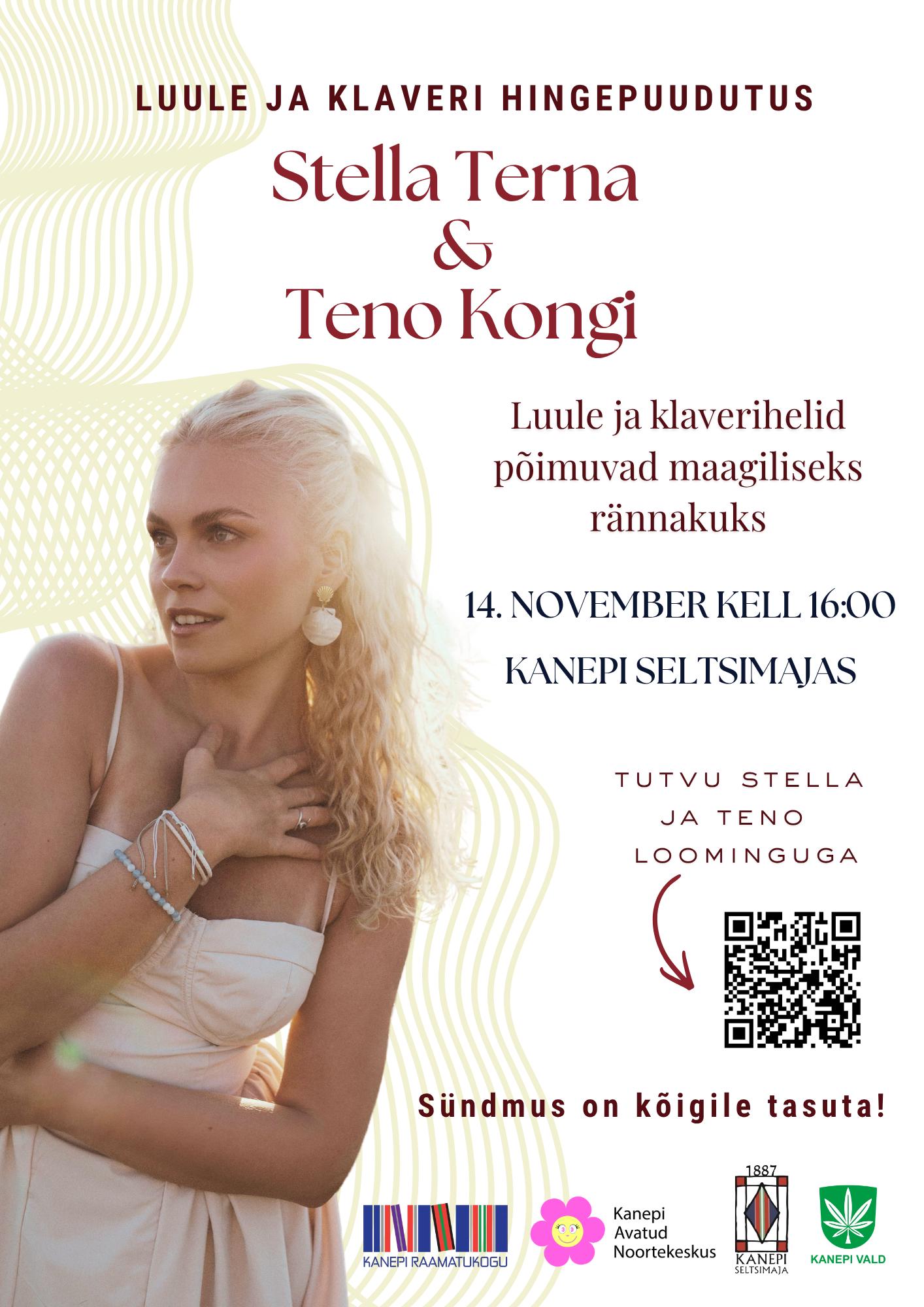 LUULE JA KLAVERI HINGEPUUDUTUS Stella Terna & Teno Kongi
